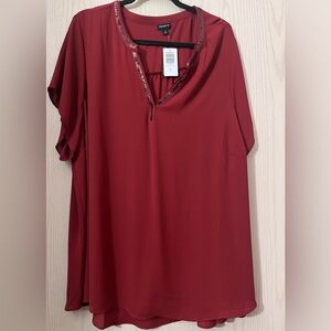 Torrid Elegant Red Women's Top